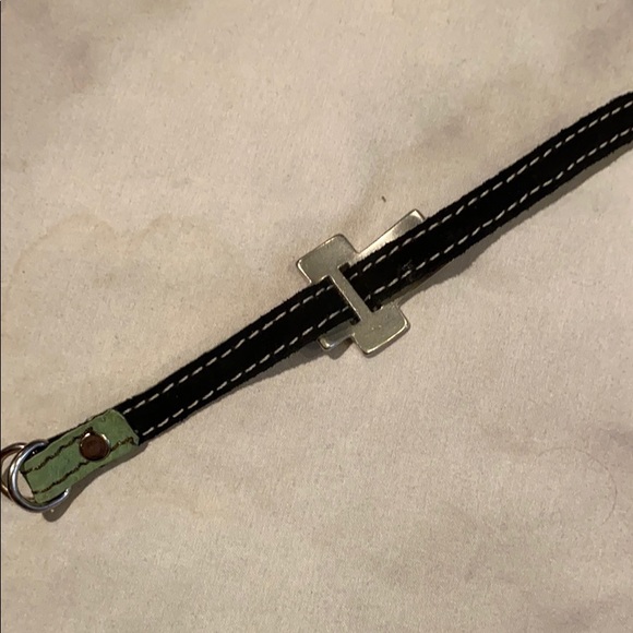Green & Black Cross Bracelet from India - Picture 5 of 5